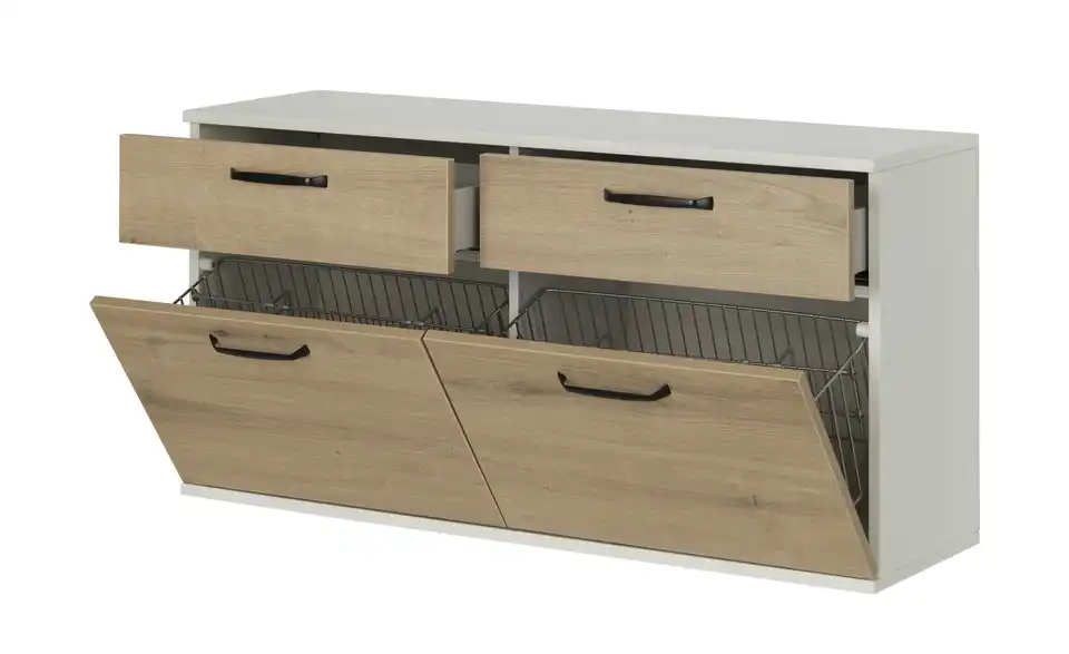 Hängeschuhschrank Paris, geöffnet