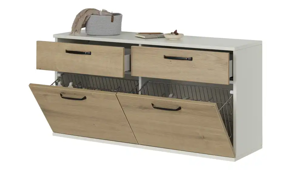 Hängeschuhschrank Paris, geöffnet