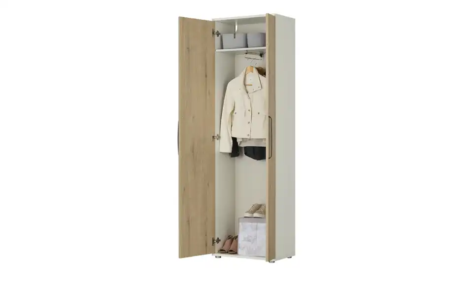Garderobenschrank Paris, geöffnet