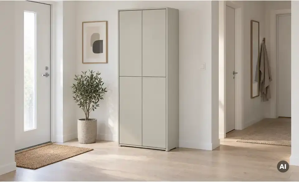Mehrzweckschrank Bergamo, in Wohnsituation