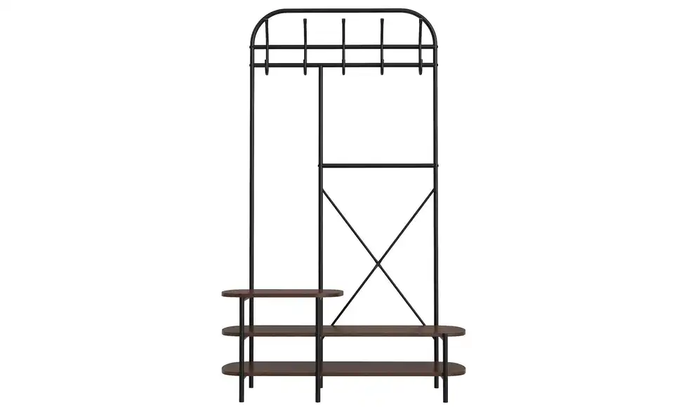 Kompaktgarderobe, Frontansicht