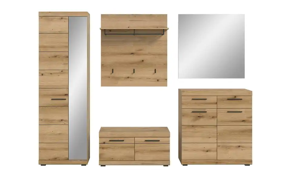 Garderobenkombination, Frontansicht