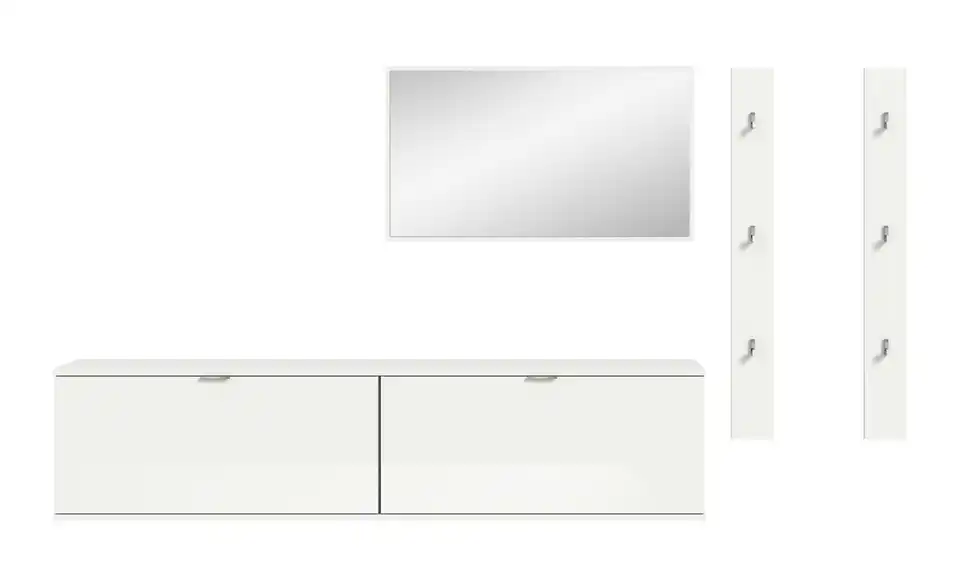 Garderobenkombination, Frontansicht