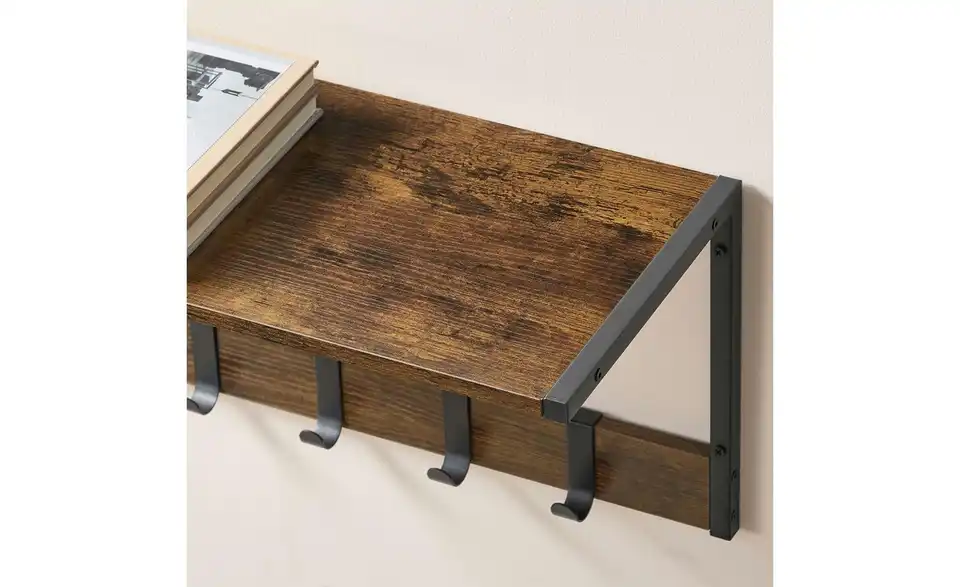 Wandgarderobe, Detailansicht