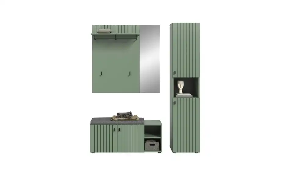 Garderobenkombination, Frontansicht