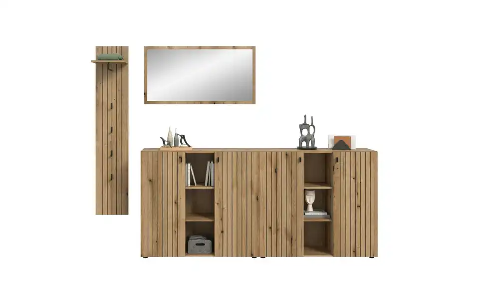 Garderobenkombination, Frontansicht