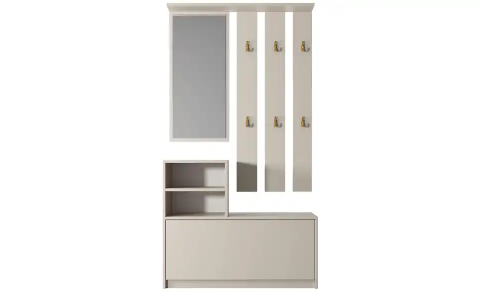 Selsey Garderobenset, Frontansicht