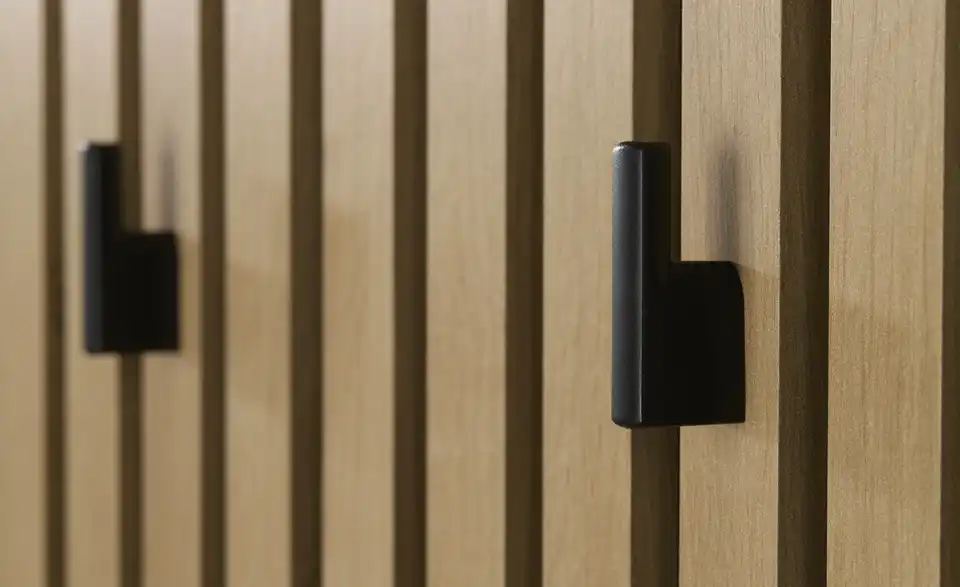 Kompaktgarderobe Rovereto, Detailansicht