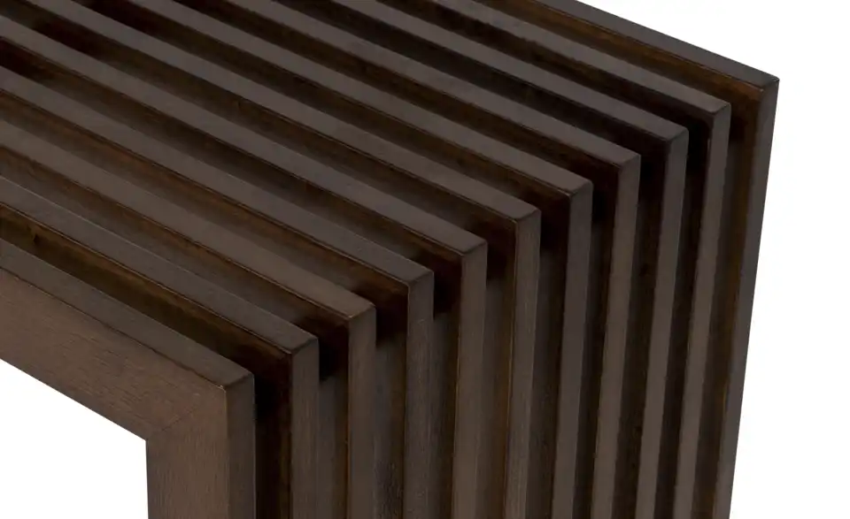 Garderobenbank Tenno, Detailansicht