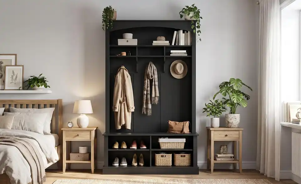 Kompaktgarderobe Rylath, in Wohnsituation