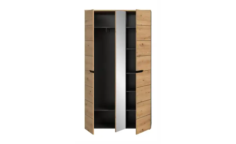 Garderobenschrank Canu, geöffnet