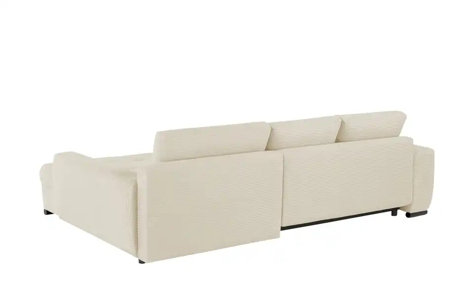 bobb Ecksofa Soumia in kuscheligem Cordstoff, Rückansicht