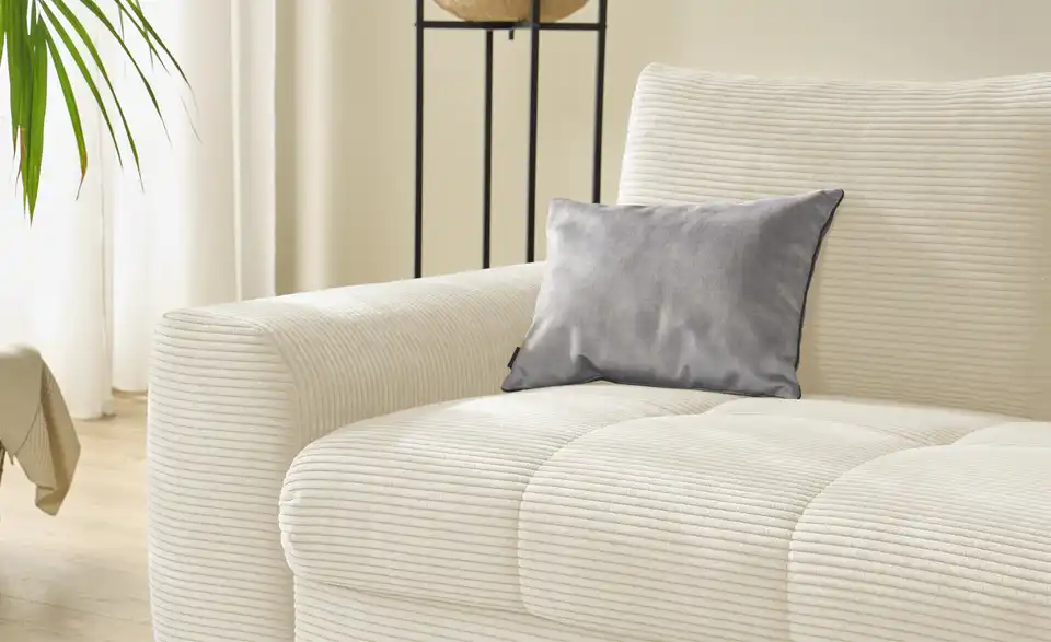 bobb Ecksofa Soumia in kuscheligem Cordstoff, Detailansicht