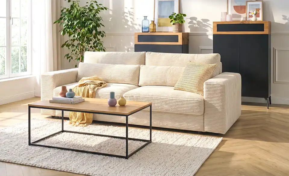 Big Sofa mit Schlaffunktion Branna, in Wohnsituation