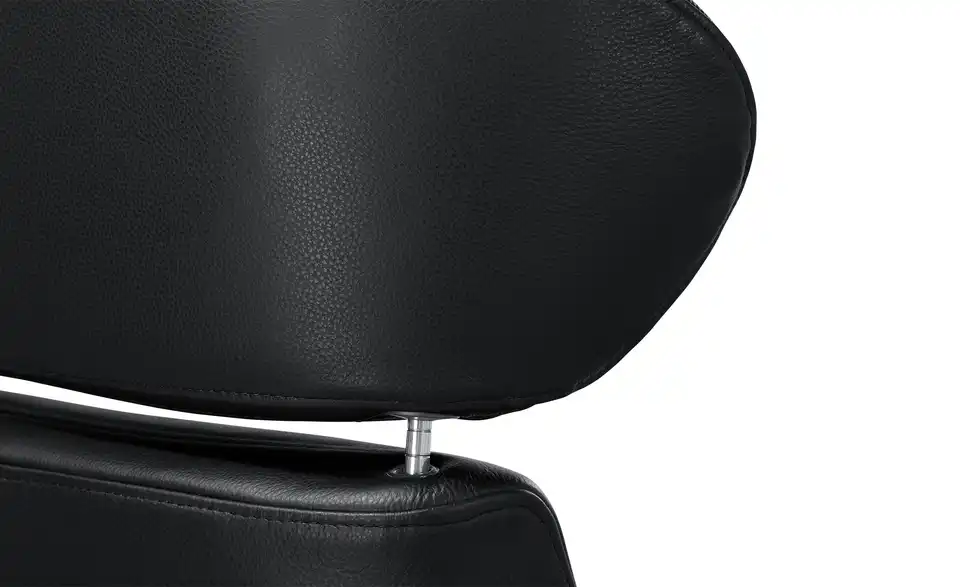 Sessel Timeout in Leder mit Knopfnaht, Detailansicht