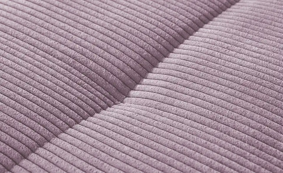 bobb Ecksofa Soumia in kuscheligem Cordstoff, Naht