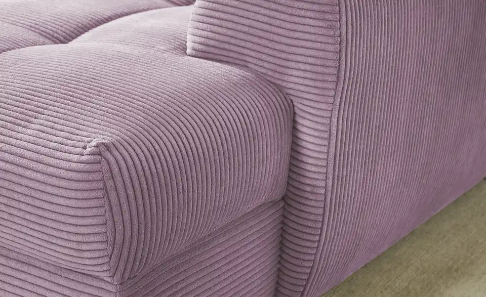 bobb Ecksofa Soumia in kuscheligem Cordstoff, Detailansicht