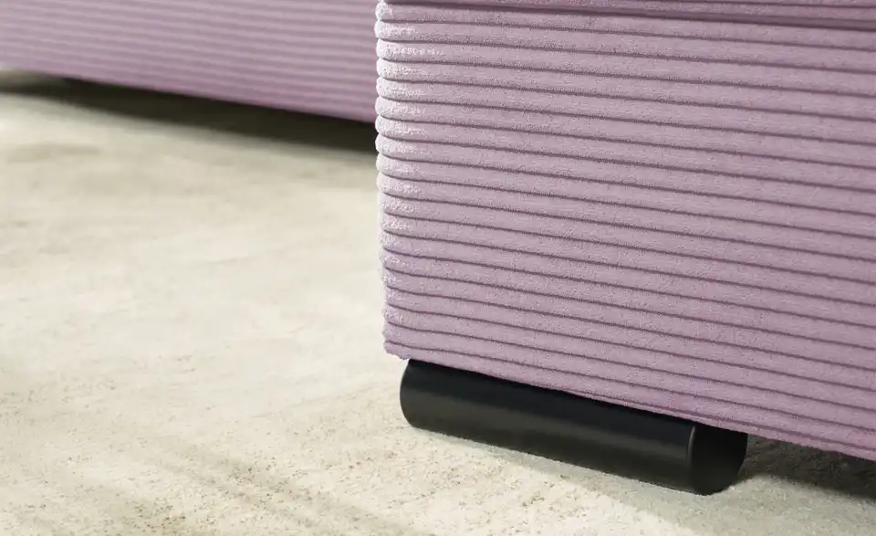 bobb Ecksofa Soumia in kuscheligem Cordstoff, Detailansicht