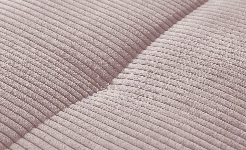 bobb Ecksofa Soumia in kuscheligem Cordstoff, Naht