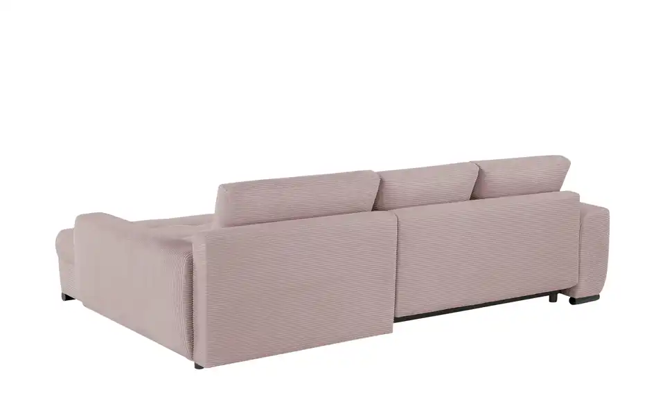 bobb Ecksofa Soumia in kuscheligem Cordstoff, Rückansicht