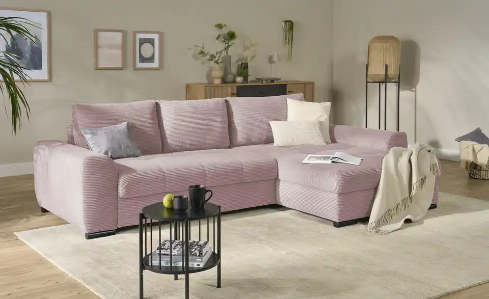 bobb Ecksofa Soumia in kuscheligem Cordstoff, Perspektive