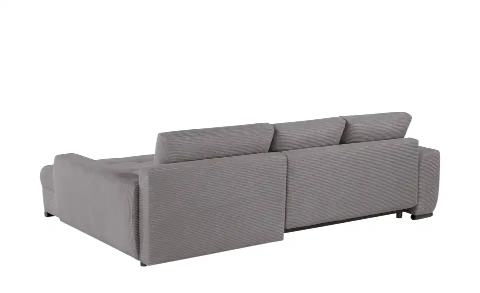 bobb Ecksofa Soumia in kuscheligem Cordstoff, Rückansicht