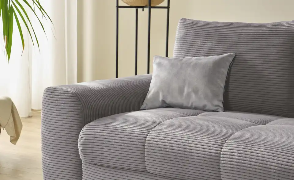 bobb Ecksofa Soumia in kuscheligem Cordstoff, Detailansicht