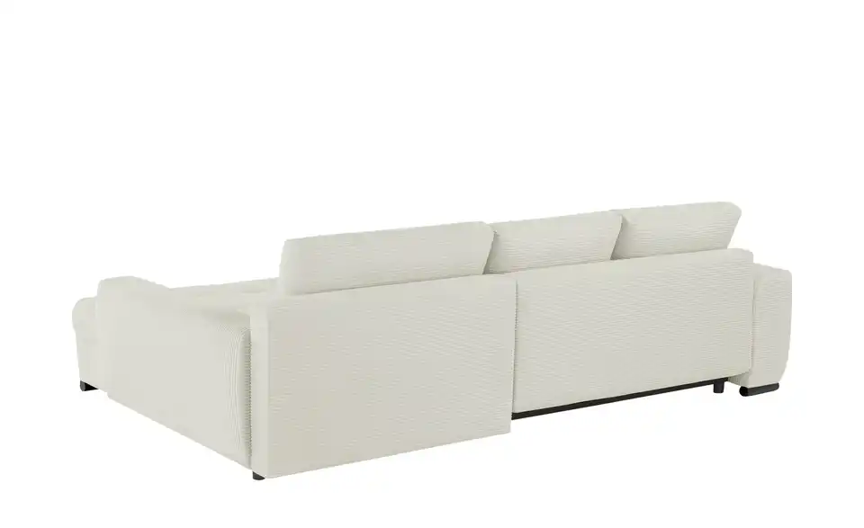 bobb Ecksofa Soumia in kuscheligem Cordstoff, Rückansicht