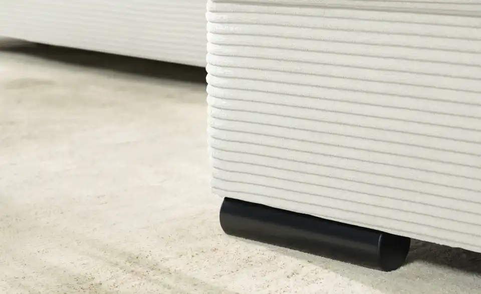 bobb Ecksofa Soumia in kuscheligem Cordstoff, Detailansicht