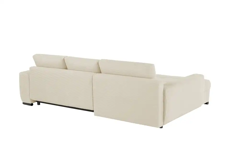 bobb Ecksofa Soumia in kuscheligem Cordstoff, Rückansicht