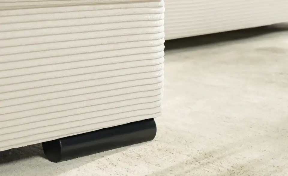 bobb Ecksofa Soumia in kuscheligem Cordstoff, Detailansicht