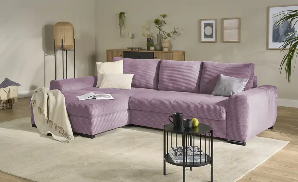 bobb Ecksofa Soumia in kuscheligem Cordstoff, Perspektive