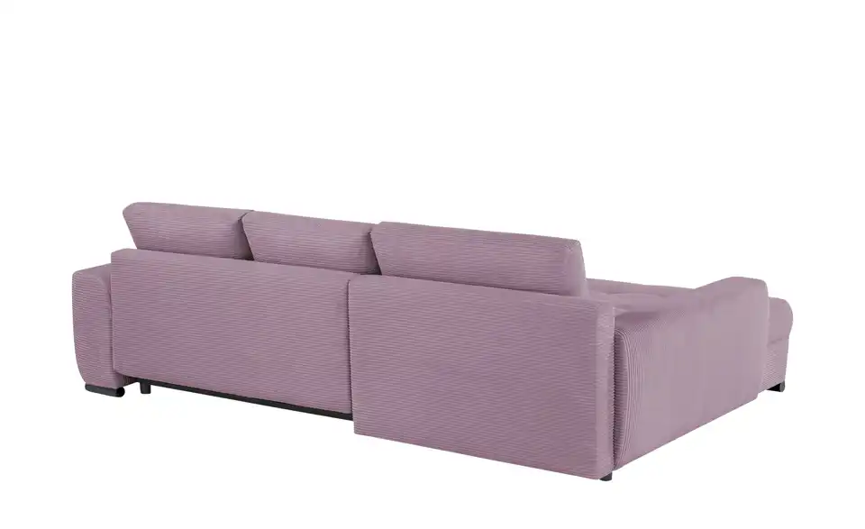 bobb Ecksofa Soumia in kuscheligem Cordstoff, Rückansicht