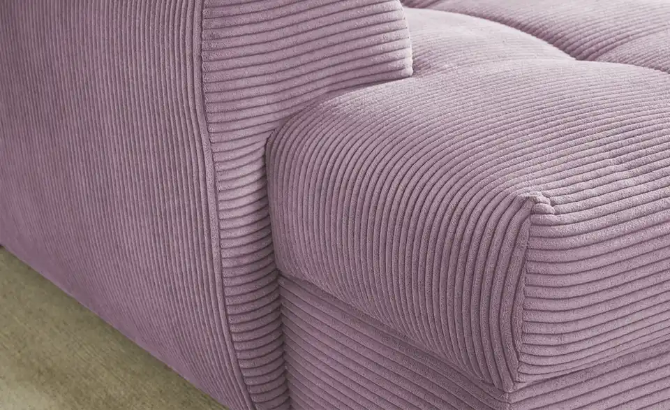 bobb Ecksofa Soumia in kuscheligem Cordstoff, Detailansicht