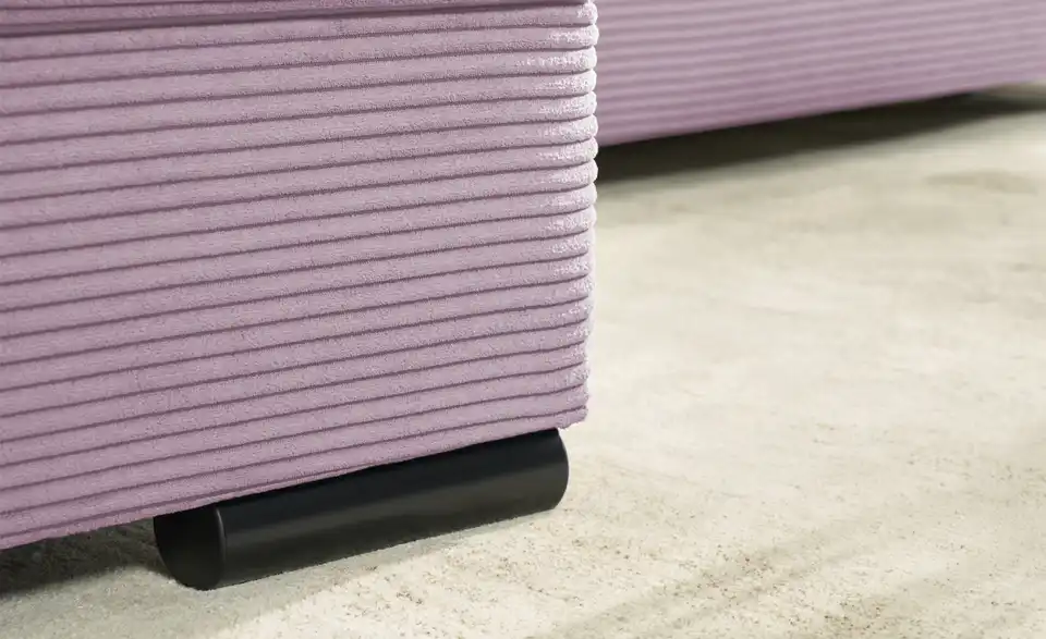 bobb Ecksofa Soumia in kuscheligem Cordstoff, Detailansicht