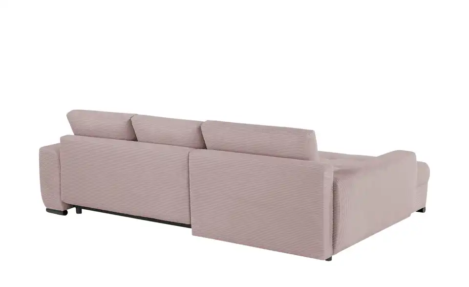 bobb Ecksofa Soumia in kuscheligem Cordstoff, Rückansicht