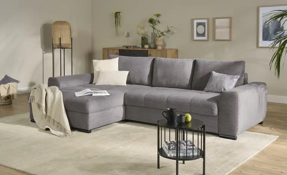 bobb Ecksofa Soumia in kuscheligem Cordstoff, Perspektive