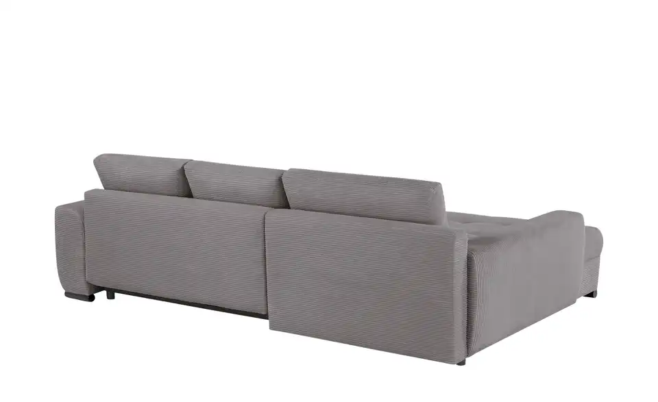 bobb Ecksofa Soumia in kuscheligem Cordstoff, Rückansicht