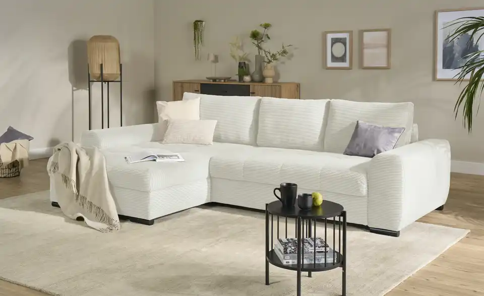 bobb Ecksofa Soumia in kuscheligem Cordstoff, Perspektive
