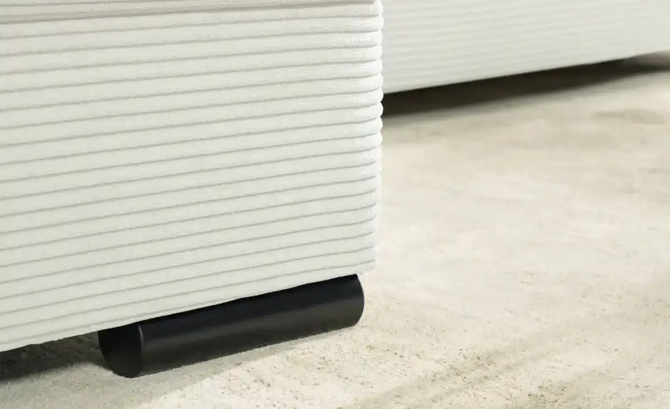 bobb Ecksofa Soumia in kuscheligem Cordstoff, Detailansicht