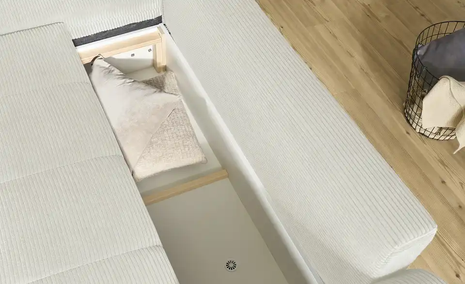 bobb Ecksofa Soumia in kuscheligem Cordstoff, Detailansicht