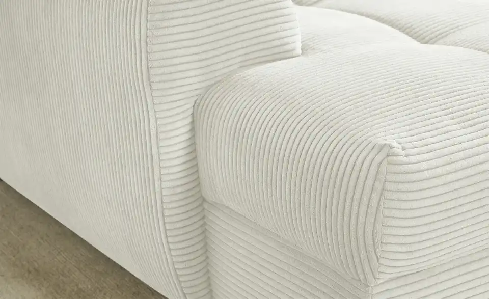 bobb Ecksofa Soumia in kuscheligem Cordstoff, Detailansicht