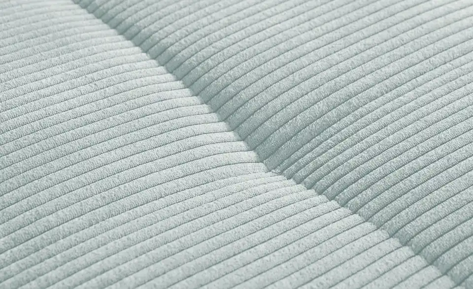 bobb Ecksofa Soumia in kuscheligem Cordstoff, Naht