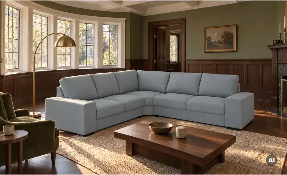 Ecksofa Renée, in Wohnsituation