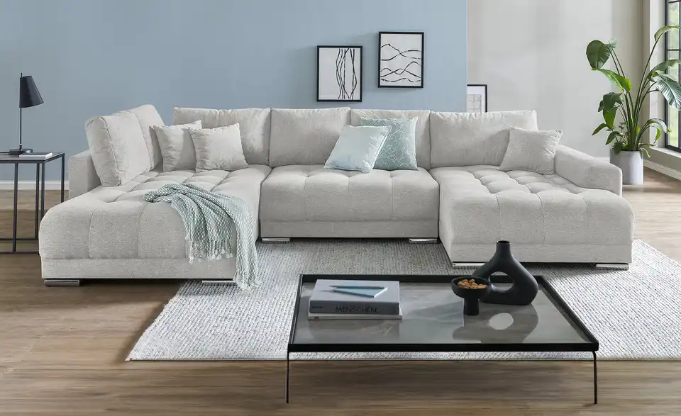 Wohnlandschaft Lemie mit Schlaffunktion, in Wohnsituation