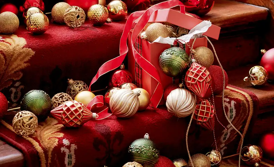 Weihnachtskugeln, 16er Set, in Wohnsituation