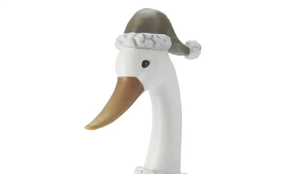 HOME STORY Deko Figur Weihnachtsgans, Detailansicht