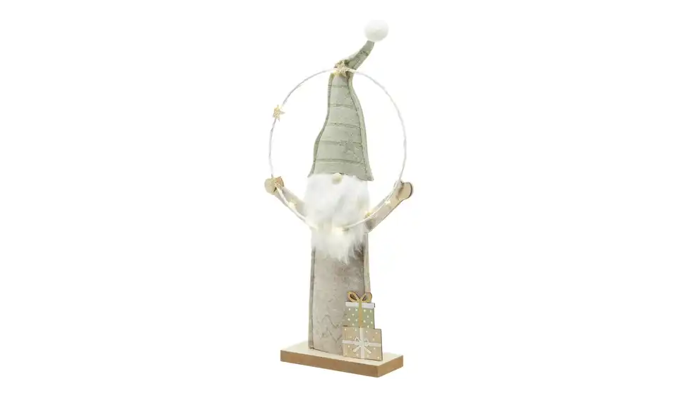 HOME STORY LED Figur Weihnachtsmann, Beleuchtet