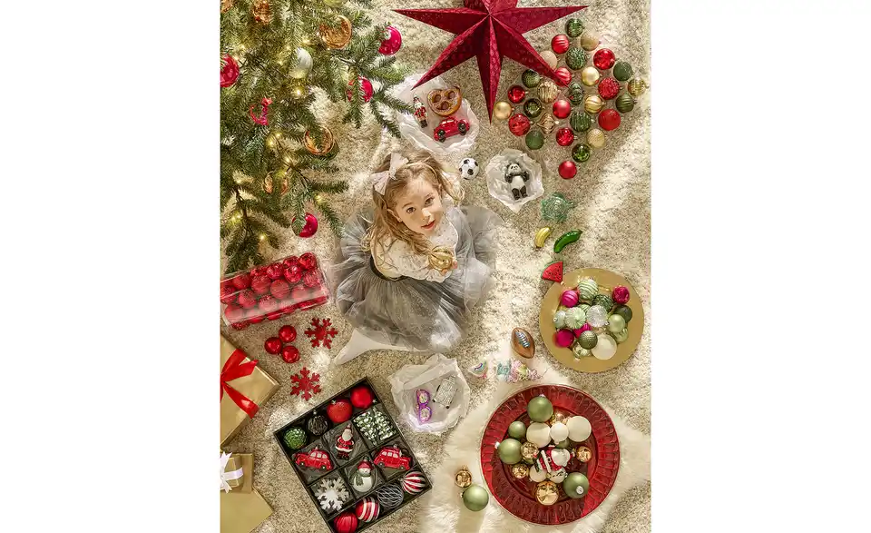 HOME STORY Weihnachtsbaumschmuck Brille, in Wohnsituation