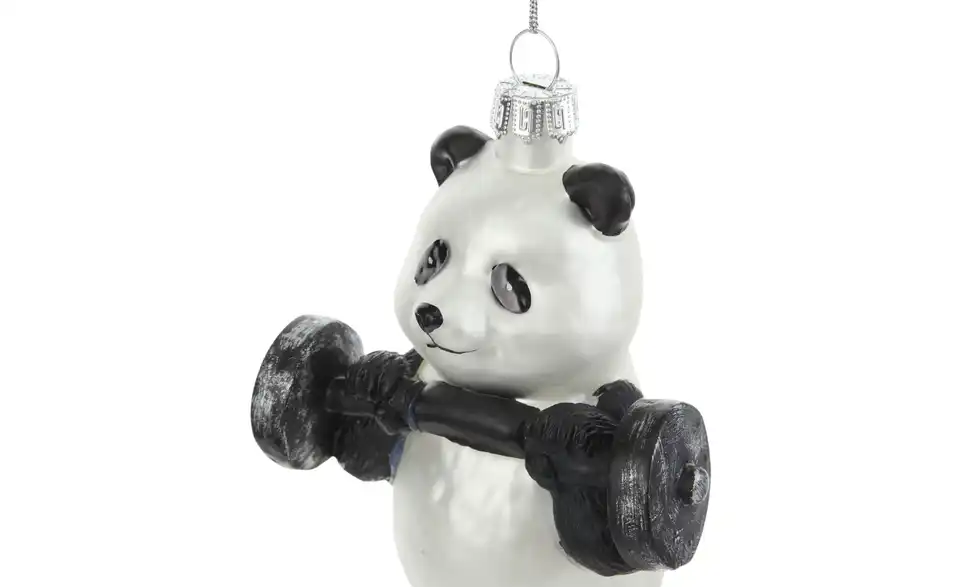 HOME STORY Weihnachtsbaumschmuck Panda, Detailansicht